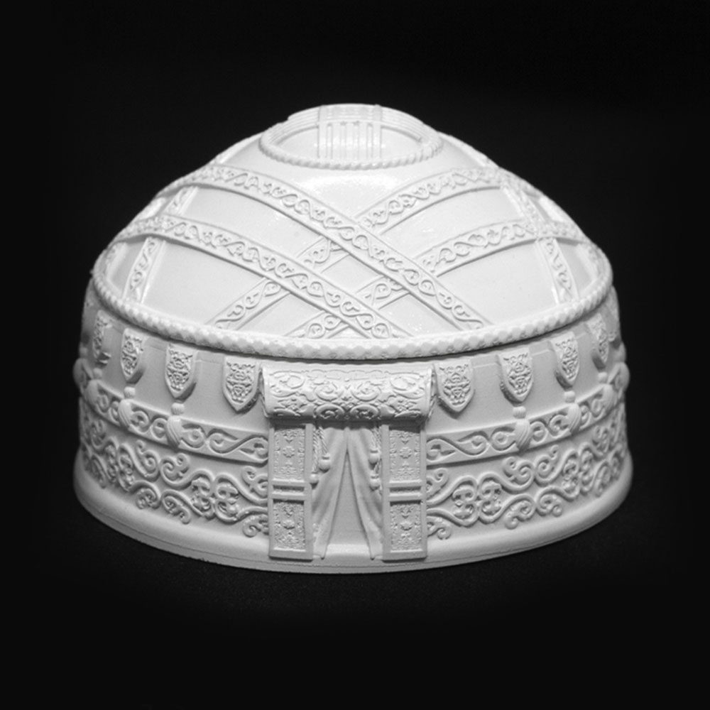 юрта белая